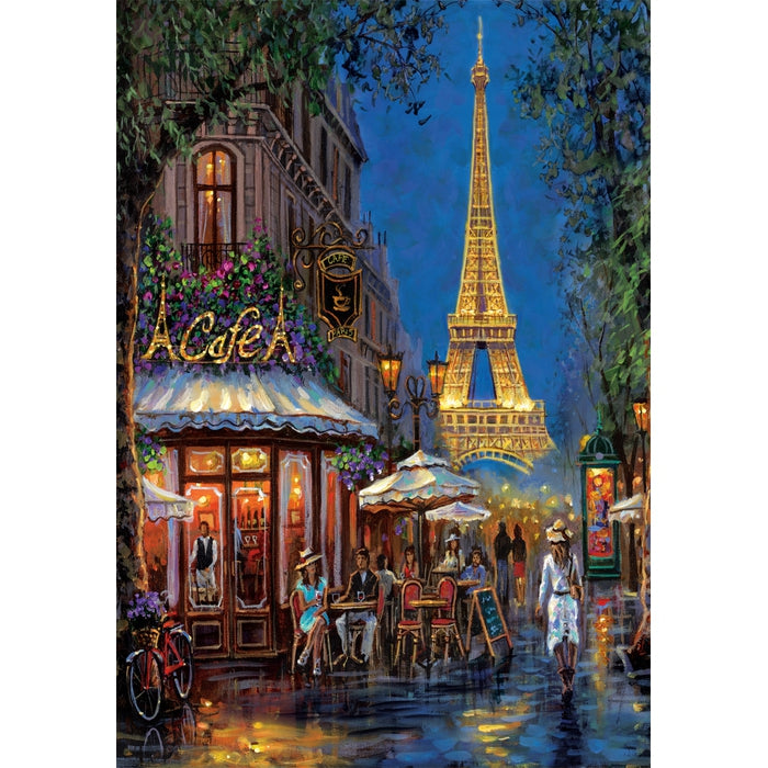 Night at the Eiffel Cafe 500pc