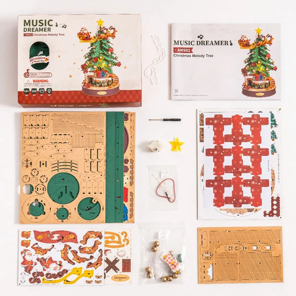 DIY Music Box Christmas Melody Tree