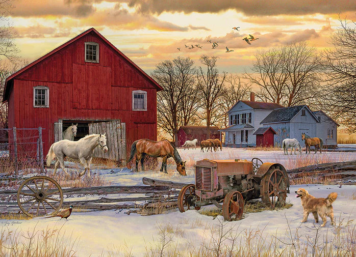 Winter on the Farm 1000pc