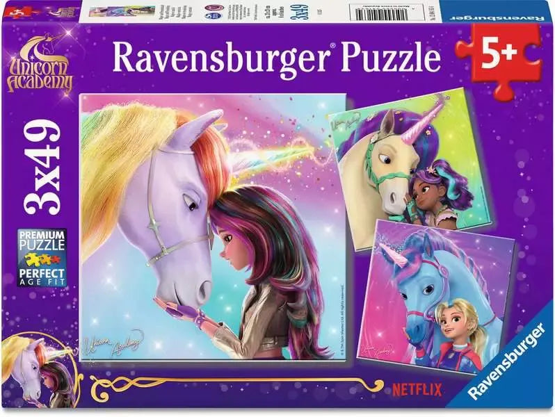 Magic and Friendship 3 x 49pc jigsaw puzzle