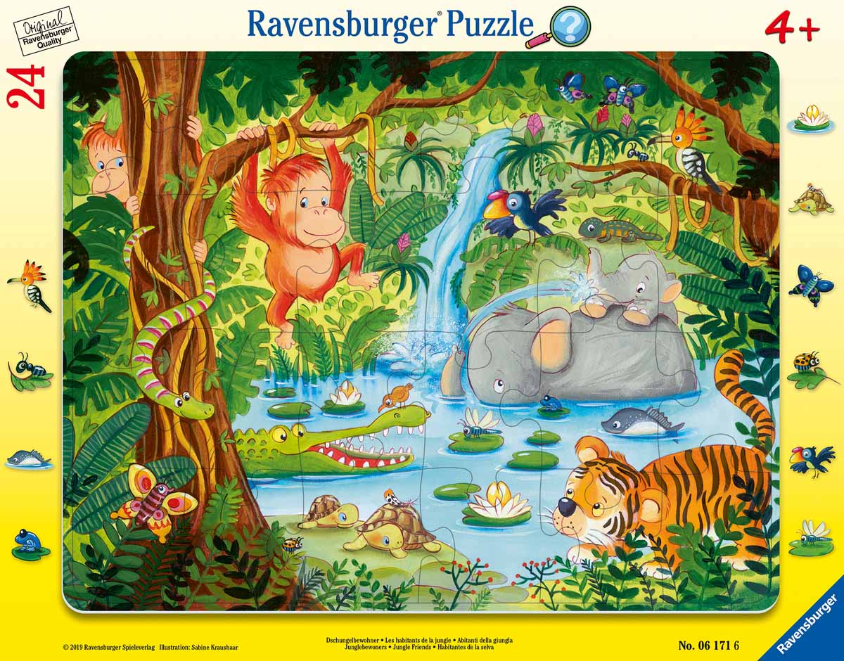 Jungle Friends 24pc tray puzzle