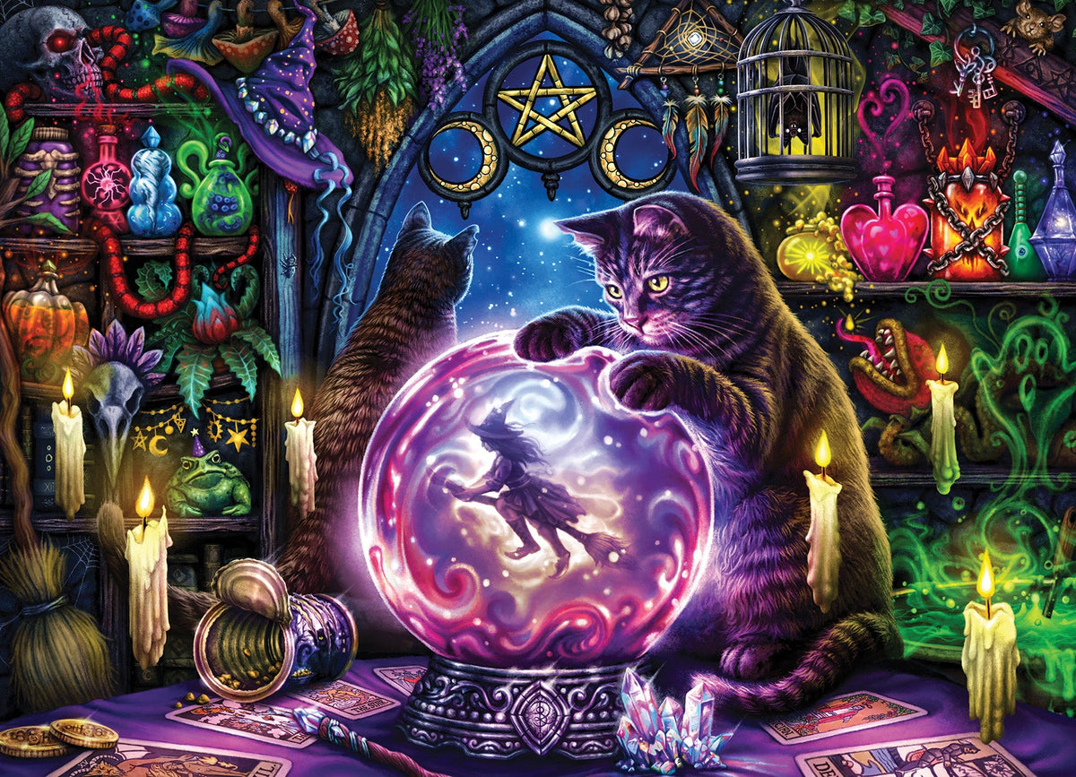 Time to Feed the Cats 1000pc jigsaw puzzle