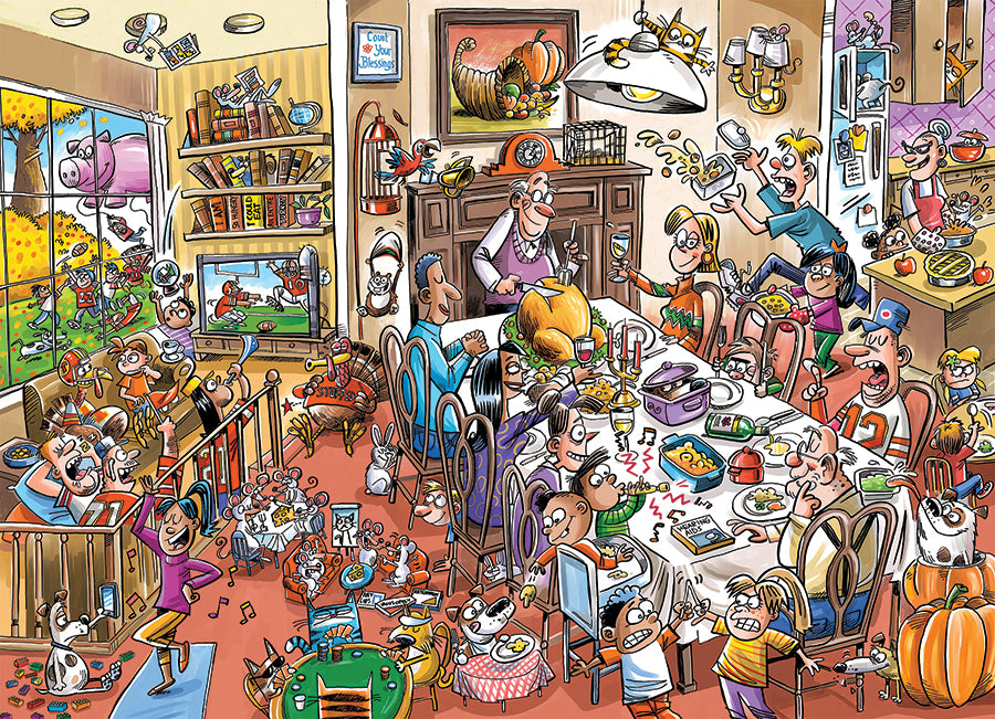 DoodleTown: Thanksgiving Togetherness 1000pc
