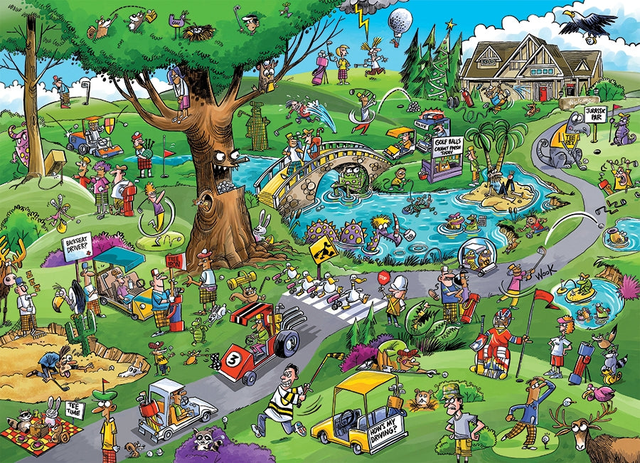 Doodle Town: Par for the Course 1000pc