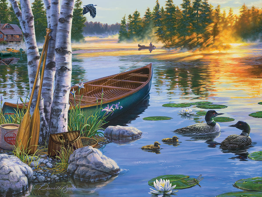 Morning on the Lake 275pc Large piece jigsaw puzzle