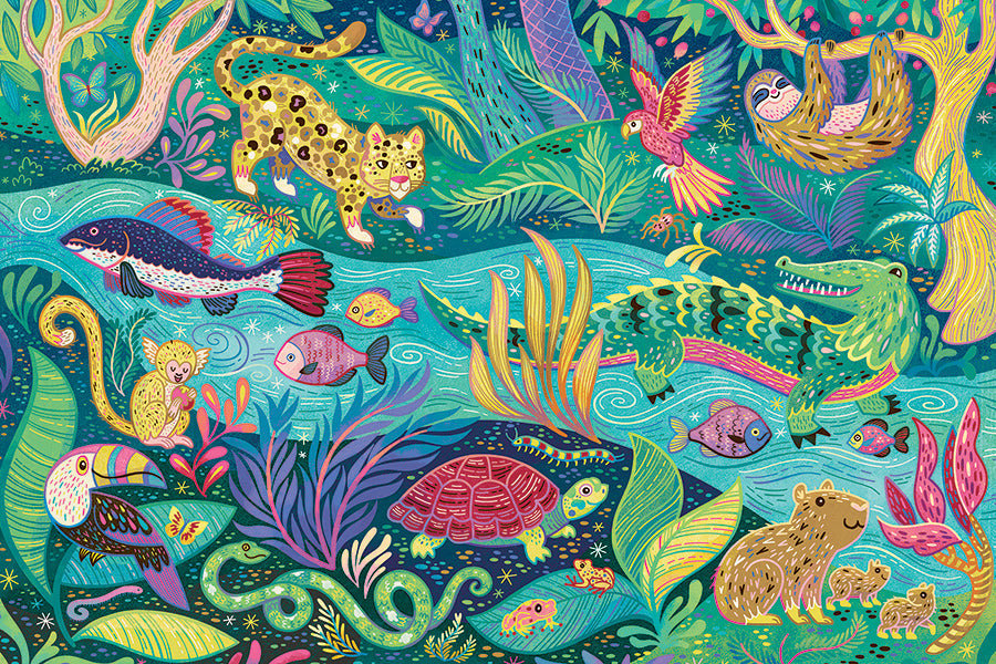 In the Rainforest 35pc Floor Puzzle