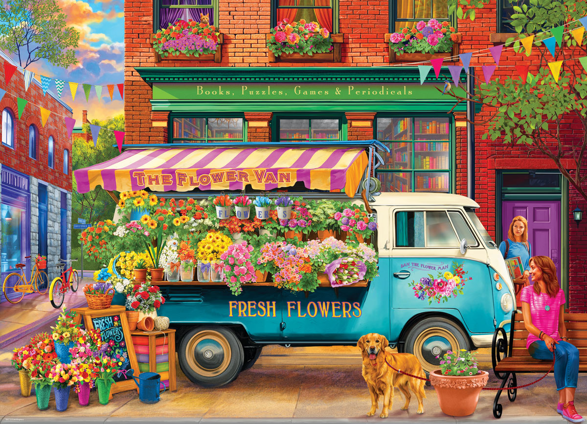 The Flower Van 1000pc