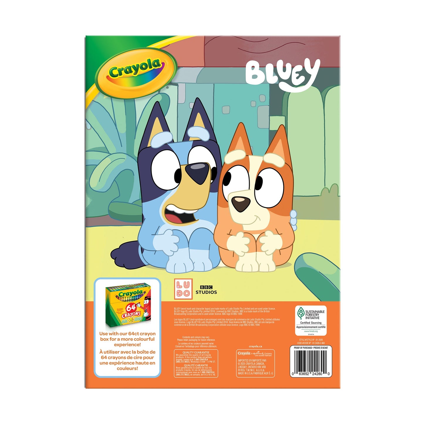 Bluey Colouring Book 48 pages