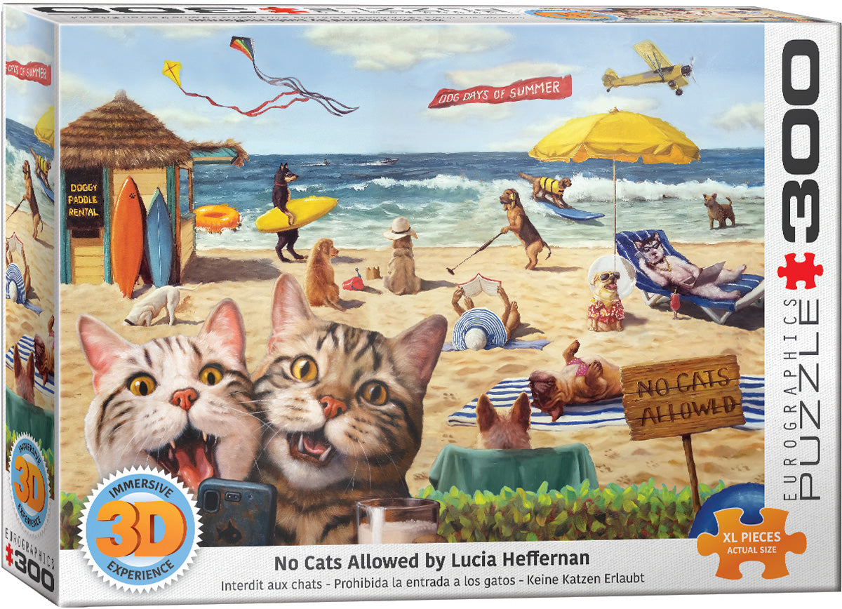 3D - No Cats Allowed 300pc