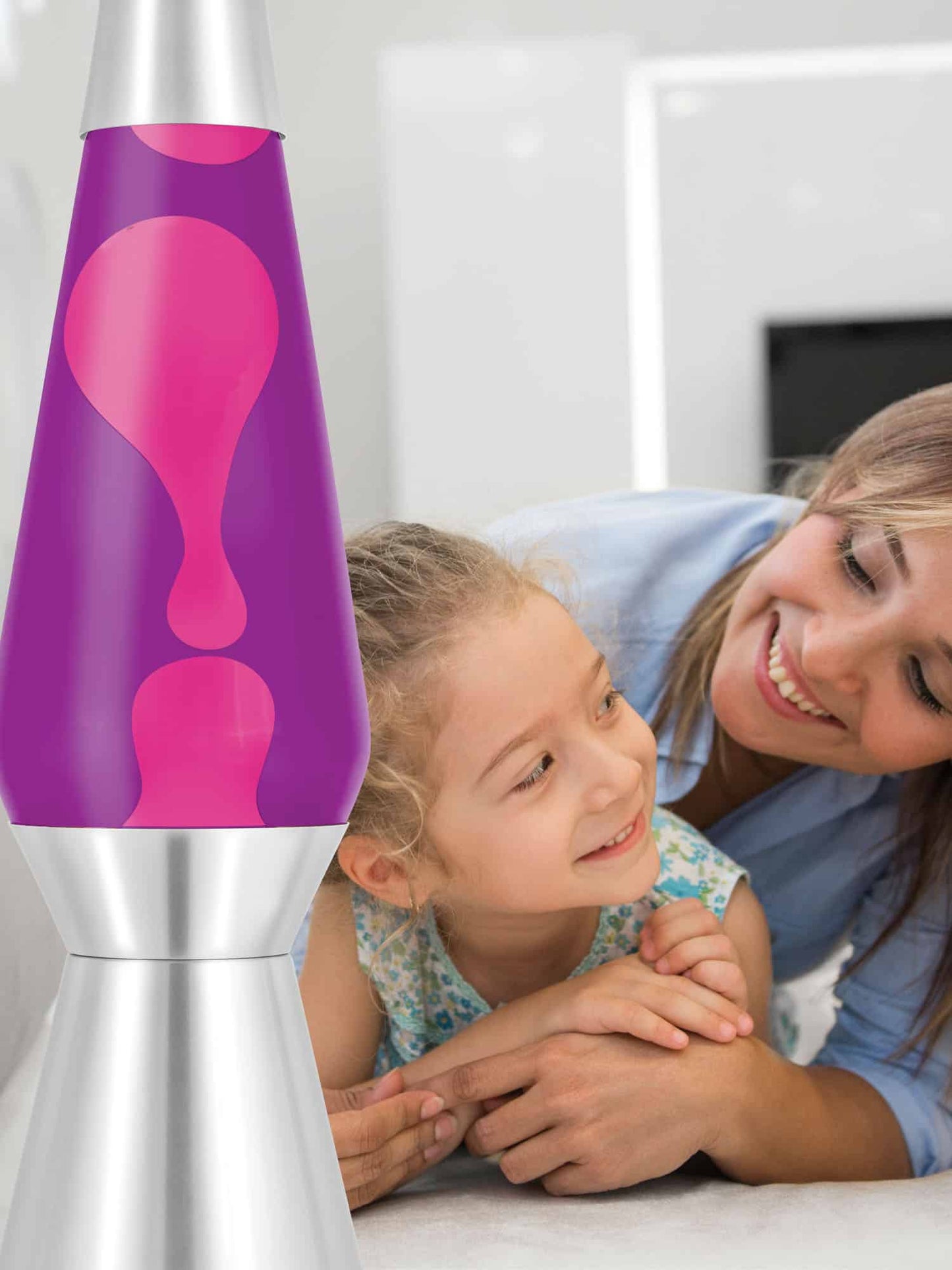 27" Lava Lamp Pink/Purple/Silver