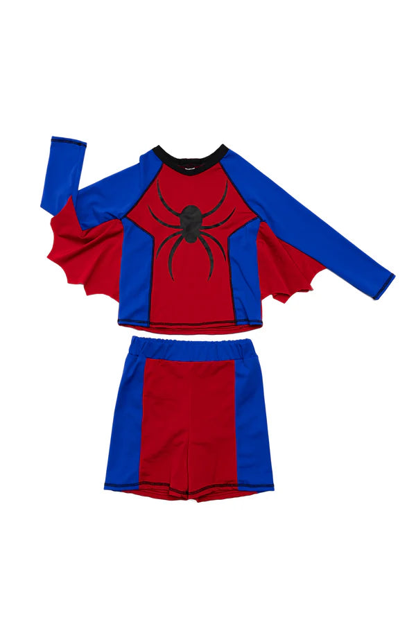 Super Spider Swimsuit Two Piece Size 3-4