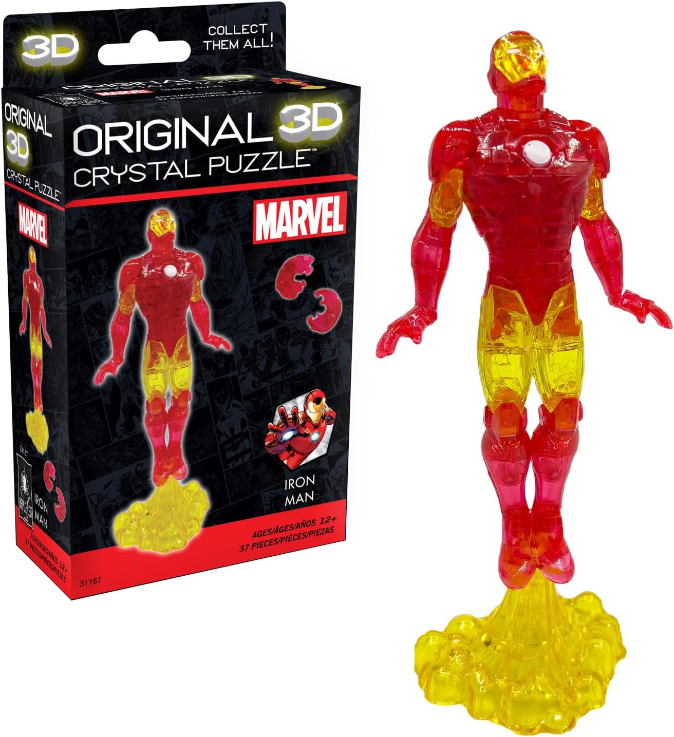 3D Crystal Puzzle Iron Man 37pc