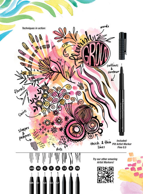 Reverse Coloring & Doodling Book Brights Edition
