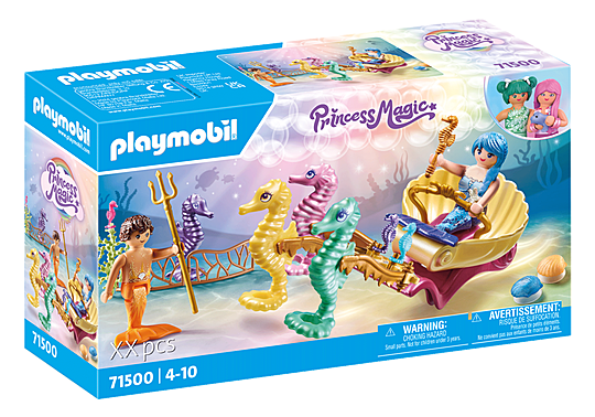 Princess Magic Mermaid Seahorse Carriage