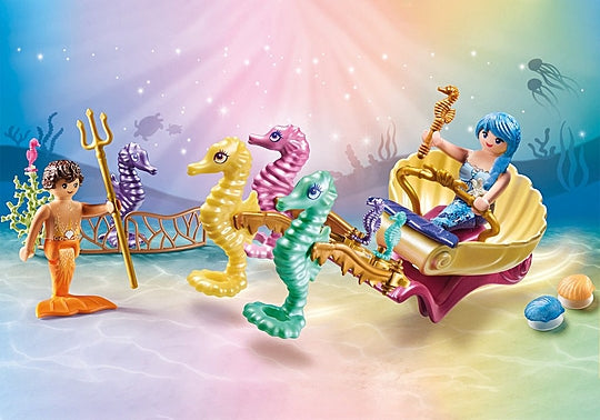 Princess Magic Mermaid Seahorse Carriage