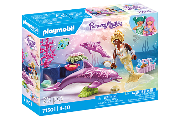 Princess Magic Mermaid with Dolphins