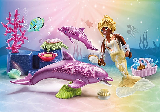 Princess Magic Mermaid with Dolphins