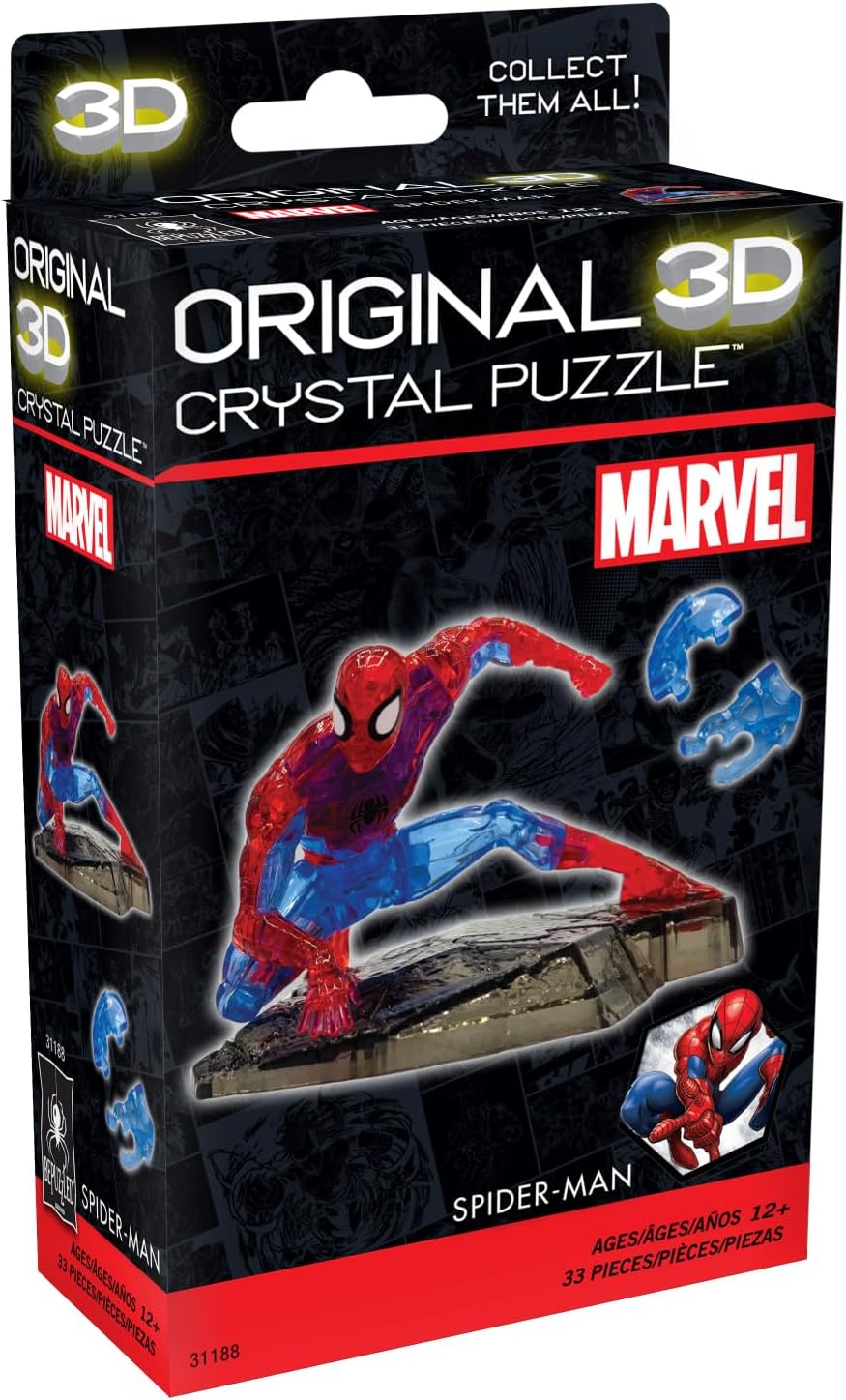 3D Crystal Puzzle Spider-Man 33pc