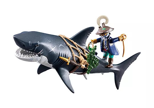Pirates Giant Shark with Pirate