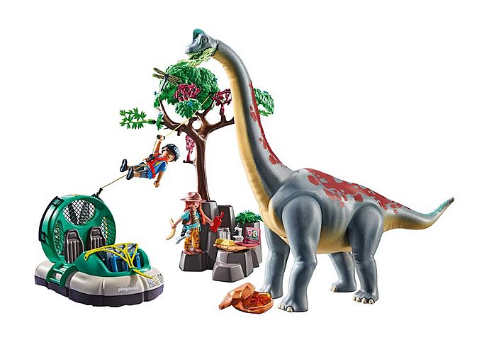 Dinos Brachiosaurus with Hovercraft