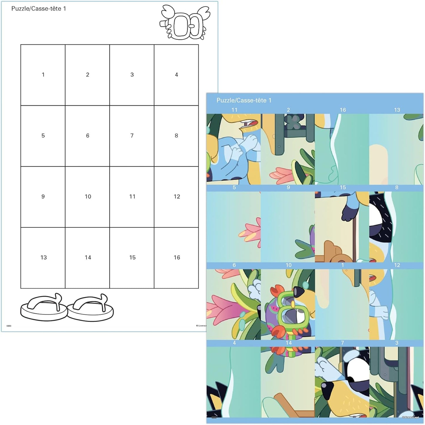 Bluey Sticker Puzzle Pack