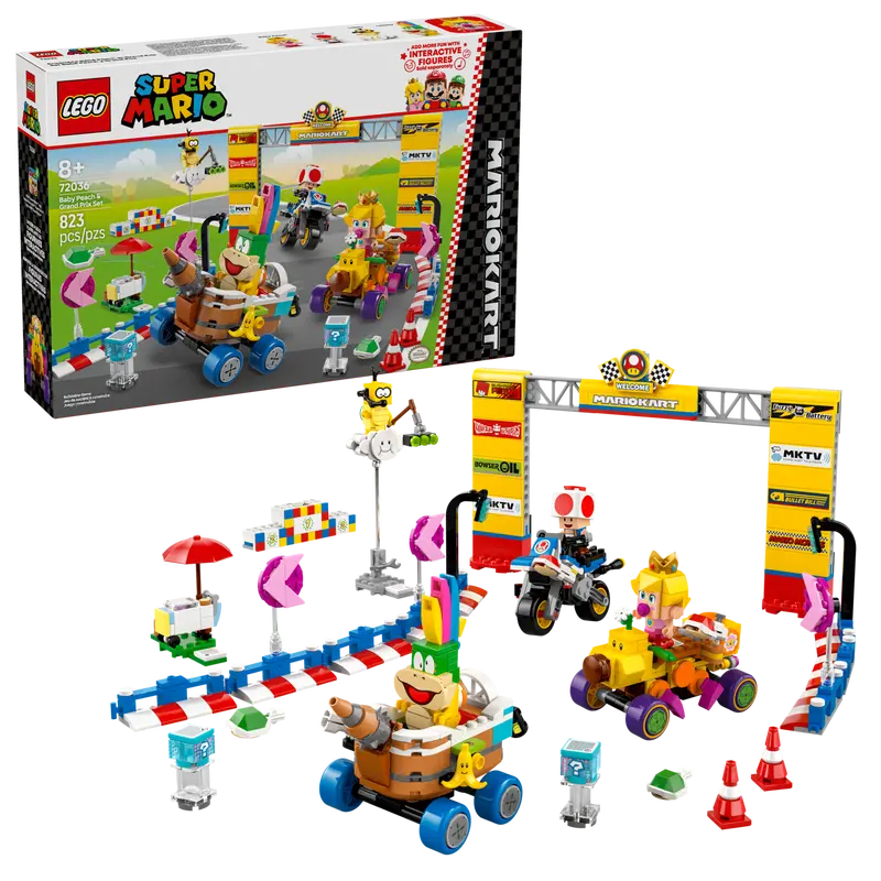 Super Mario Baby Peach & Grand Prix Set