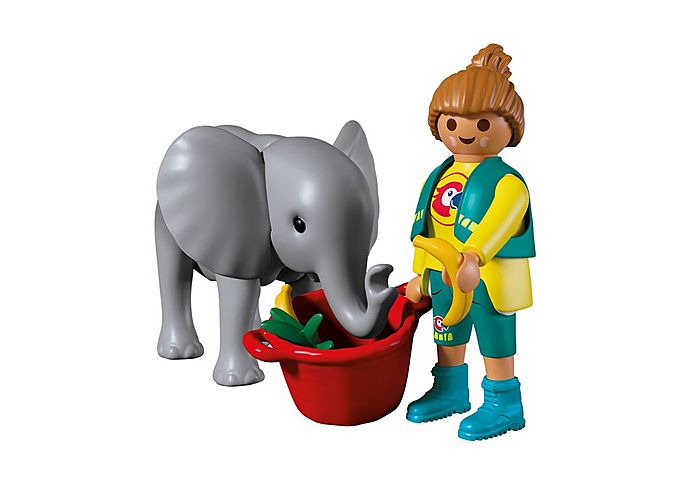 Animal & Friends: Baby Elephant & Zoo Keeper