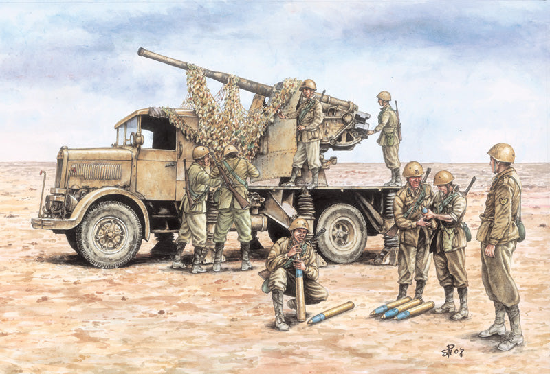 Autocannone 3R0 with 90/53 AA Gun 1/72