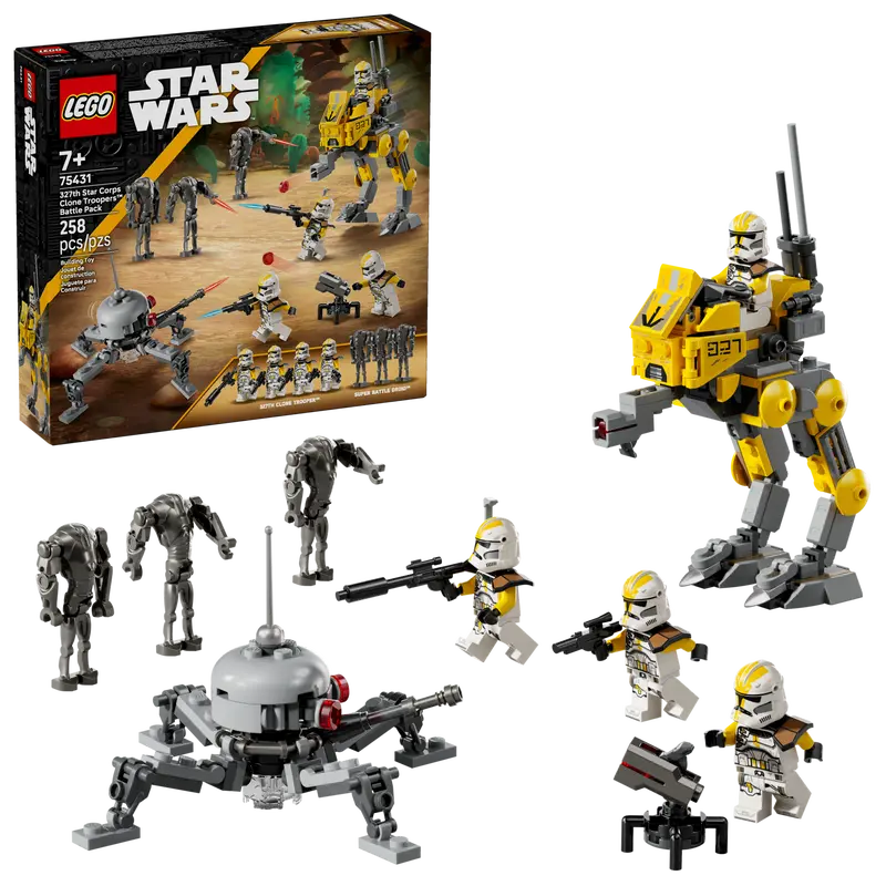 Star Wars 327th Star Corps Clone Troopers Battle Pack