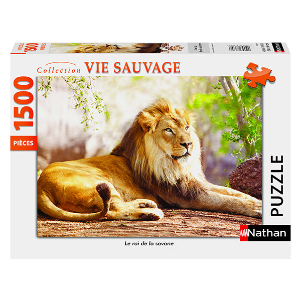 The Lion of the Savanah 1500pc