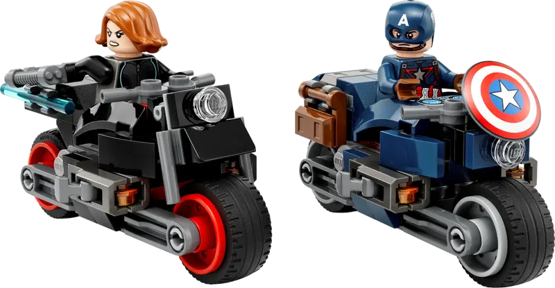 Marvel Black Widow & Captain America Motorcycles