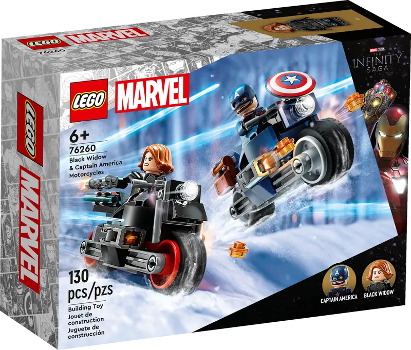 Marvel Black Widow & Captain America Motorcycles