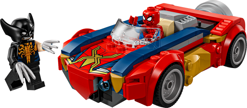 Marvel Spider-Man Car vs. Venomized Wolverine