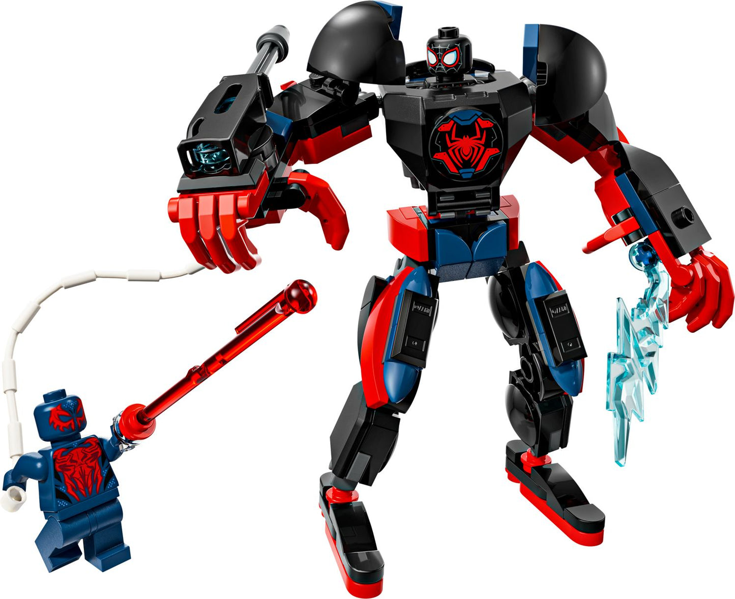 Marvel Miles Morales Mech vs. Spider-Man 2099