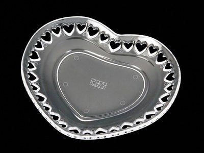 Mini Heart Dish Clear 70mm