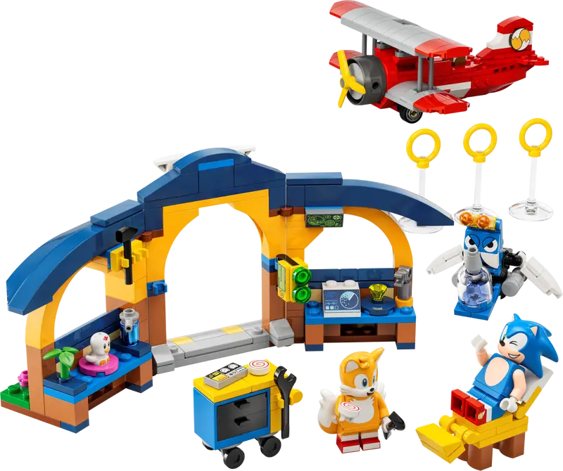 Sonic The Hedgehog Tail's Workshop and Tornado Plane