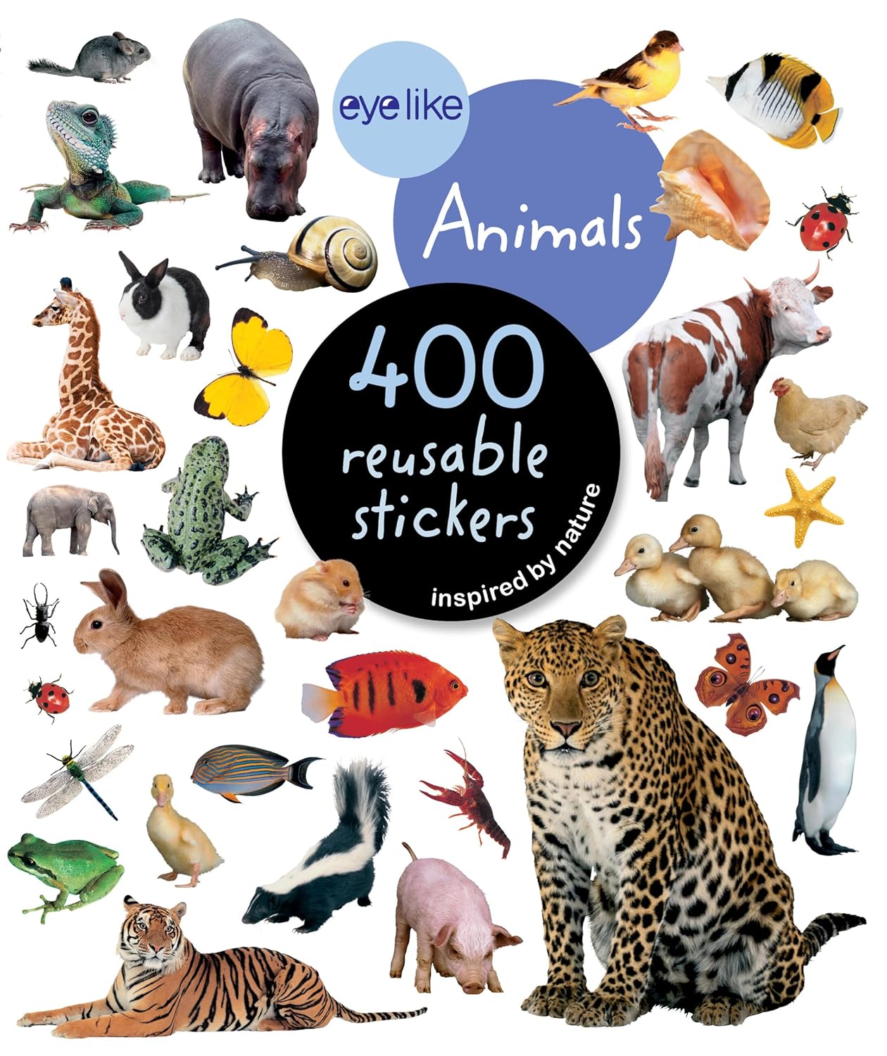 Eyelike Animals - 400 reusable stickers
