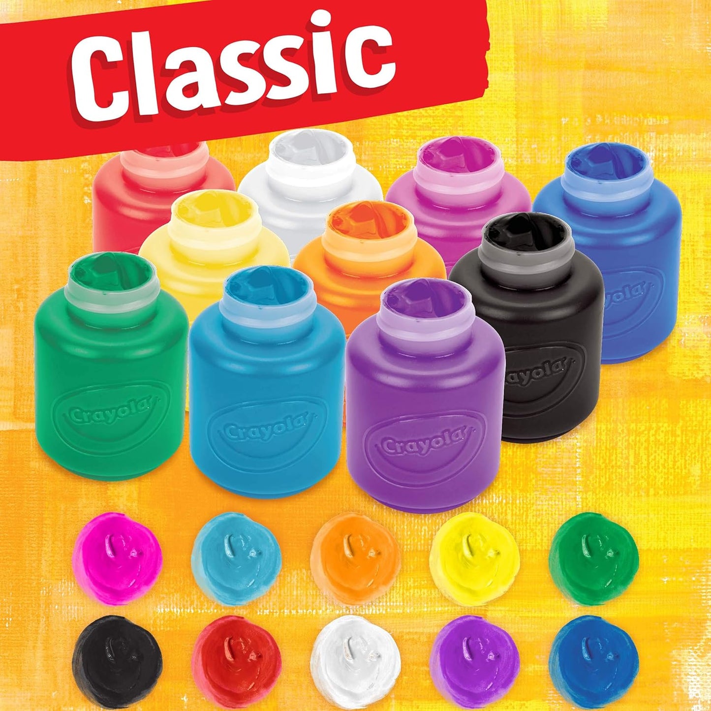 Washable Project Paint 10 Classic Colours