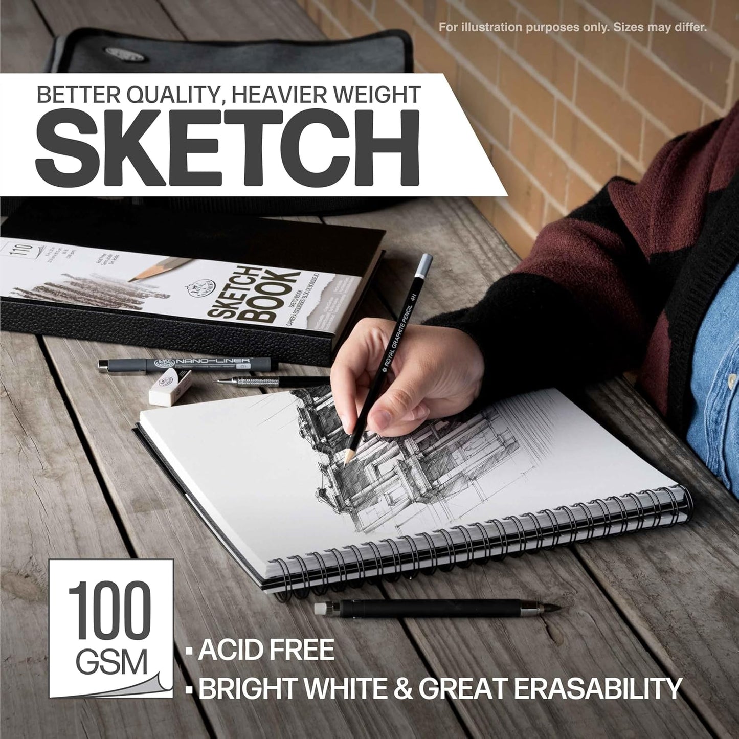 Sketch Book HB 8.5XX11"