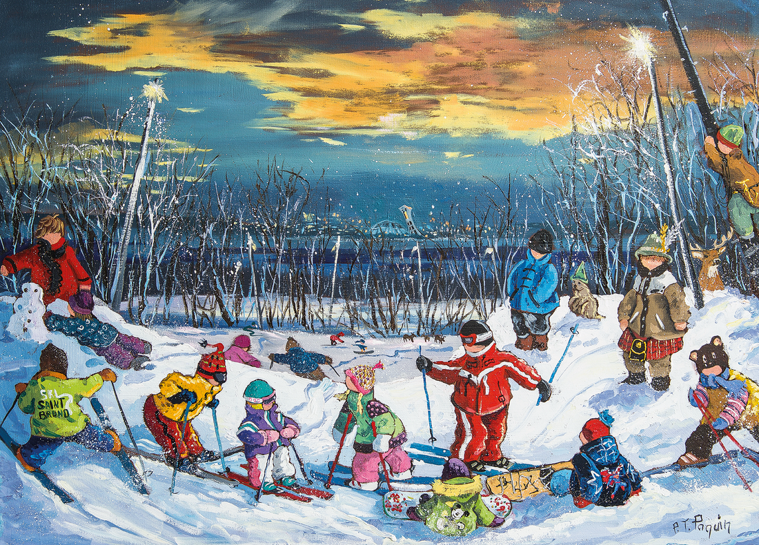 Let's Go Skiing Together! 1000pc
