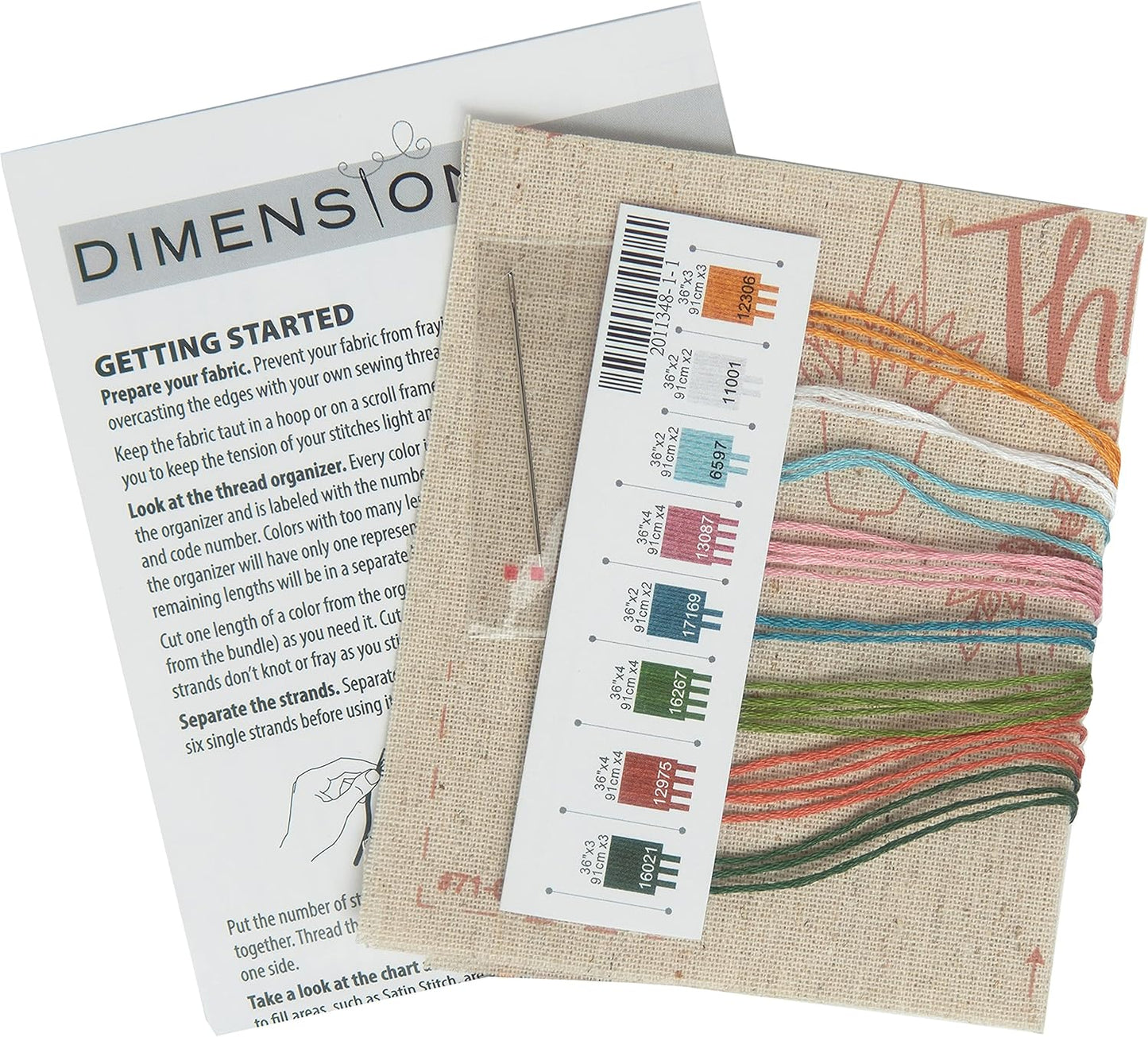 Hang in There Embroidery Kit 5X7"