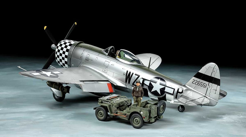 P-47D Thunderbolt (bubbletop) & 1/4t 4X4 Light Vehicle 1/48
