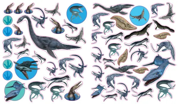 Eyelike Dinosaurs Reusable Sticker Book