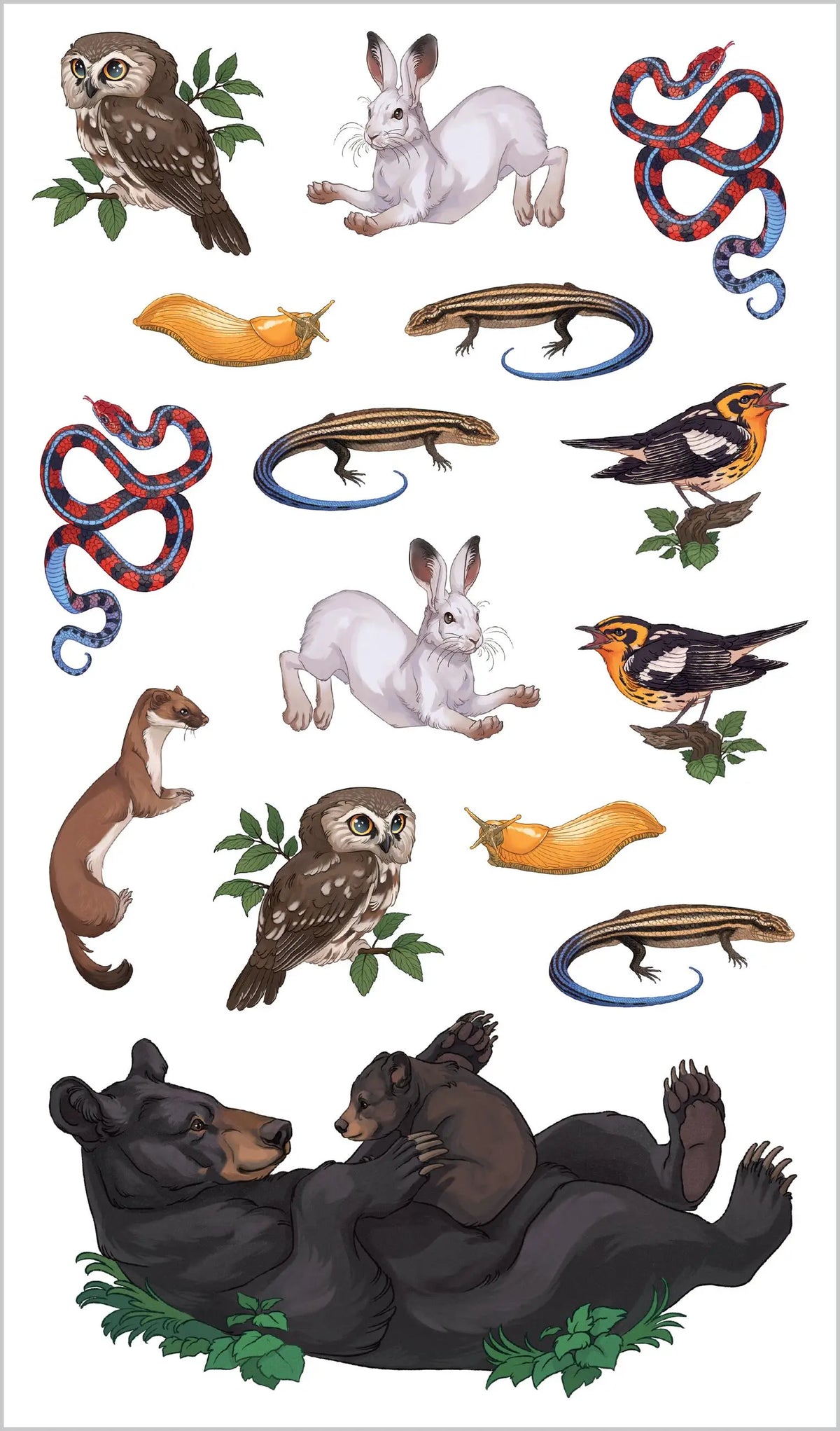 Wild, Wonderful Tattoo Woodland Animals