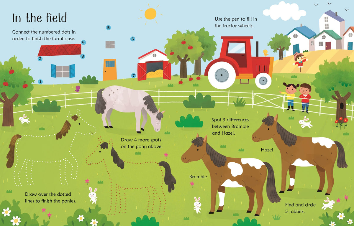 Wipe Clean Horse and Pony Activities