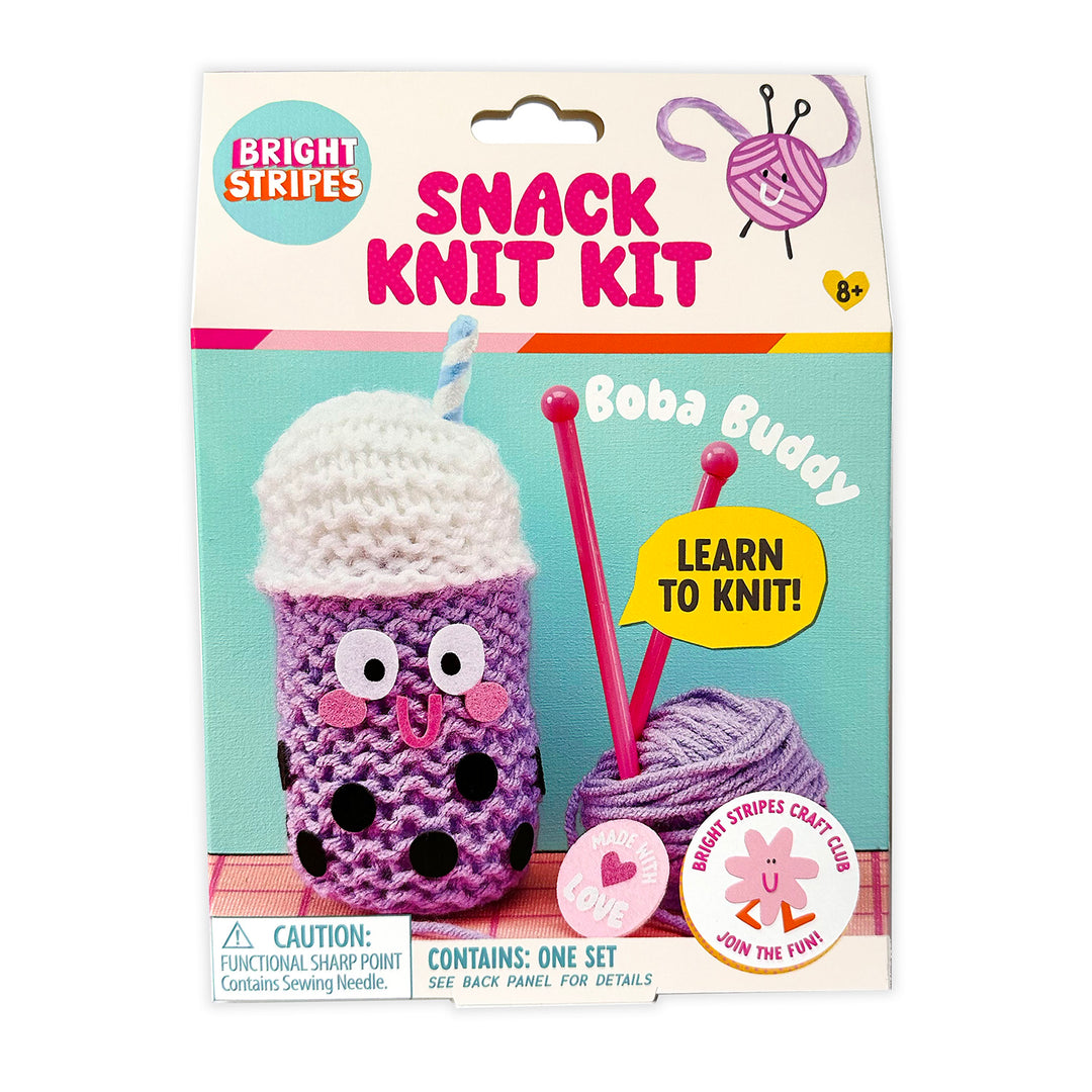 Snack Knit Kit Boba Buddy