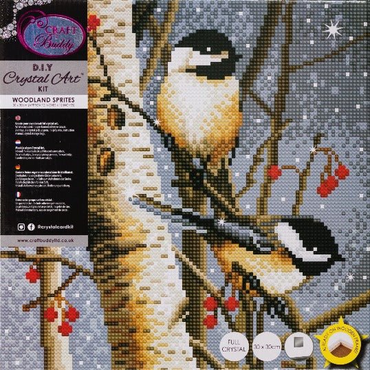 Crystal Art Mounted Kit Woodland Sprites 11.8X11.8"