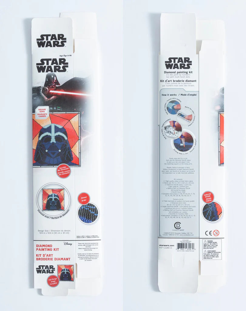 Darth Vader Stained Glass Diamond Painting