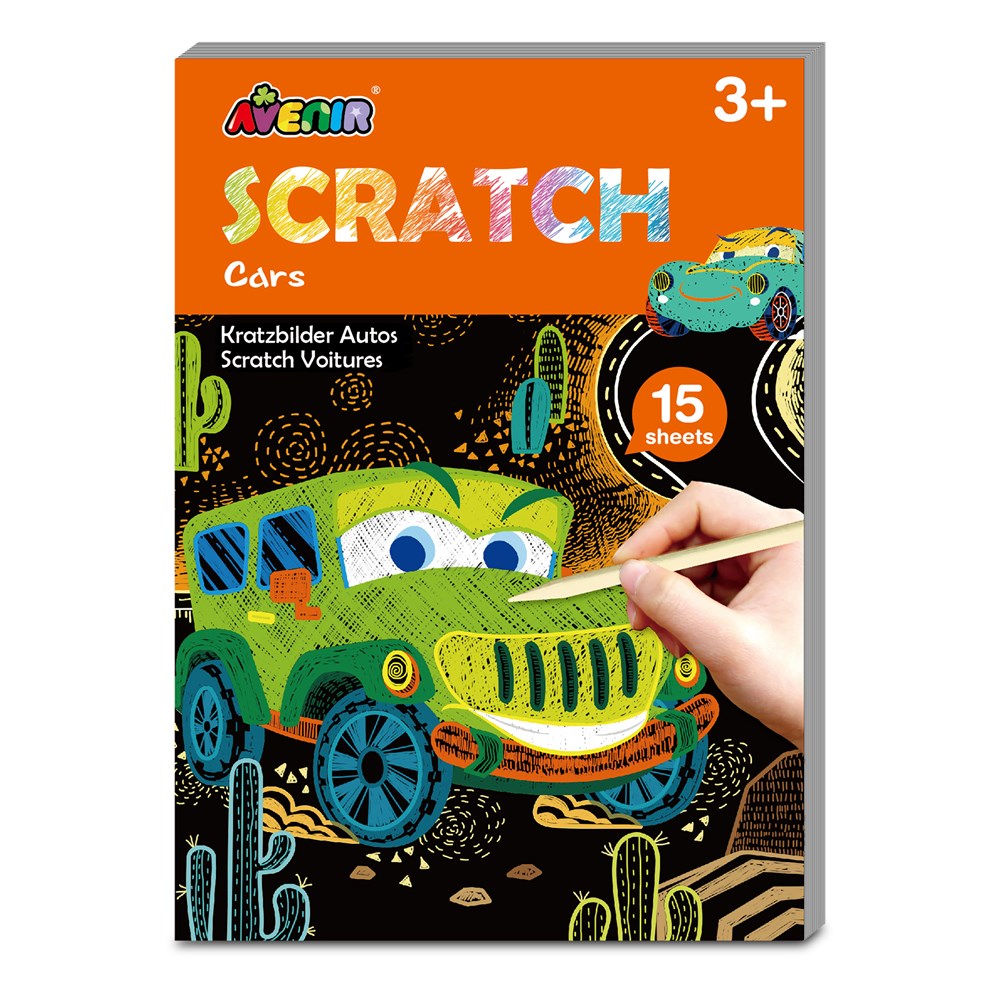 Mini Scratch Book Cars