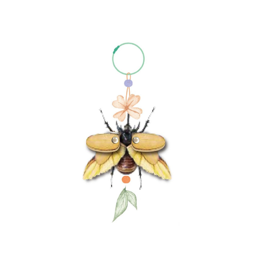 Create My Own Wooden Charm Beetle